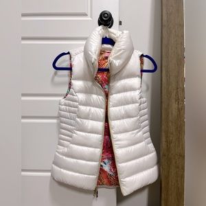 Lilly Pulitzer white vest